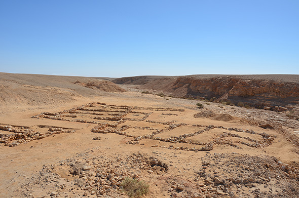 Campement WS013 dans le ouadi Nikhaybar